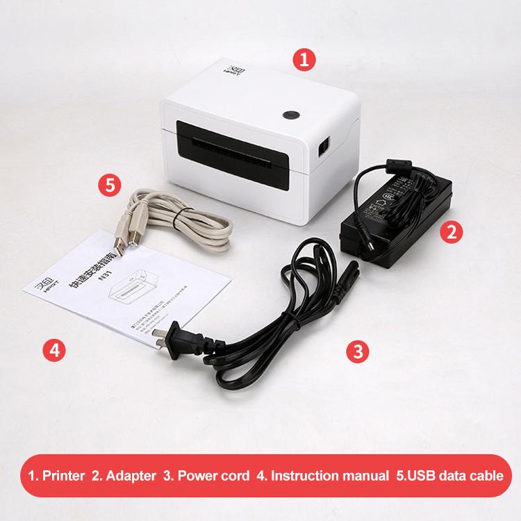 HPRT N31 Computer Version Express Electronic Waybill Printer, Plug:US Plug(White) - Printer by buy2fix | Online Shopping UK | buy2fix