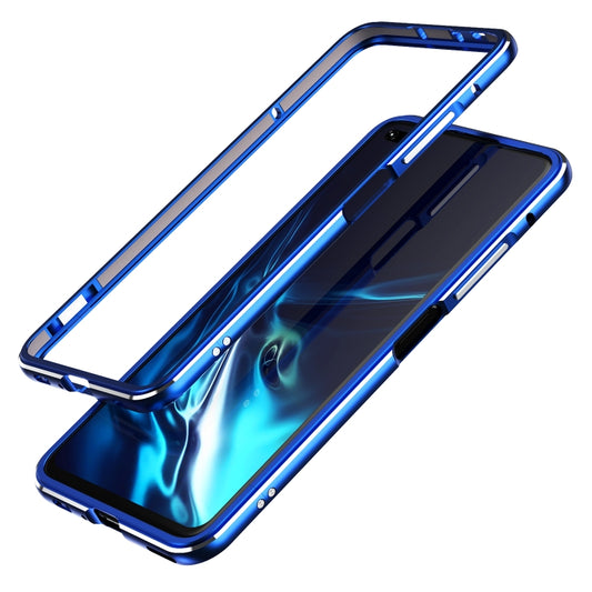 For Huawei Honor V30 Aluminum Alloy Shockproof Protective Bumper Frame(Dark Blue) - Honor Cases by buy2fix | Online Shopping UK | buy2fix