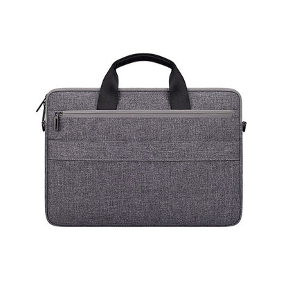 ST08 Handheld Briefcase Carrying Storage Bag with Shoulder Strap for 15.6 inch Laptop(Grey) - 15.6 - 17 inch by buy2fix | Online Shopping UK | buy2fix