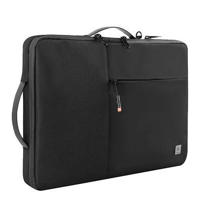 WIWU Alpha Nylon Double Layer Travel Carrying Storage Bag Sleeve Case for 15.4 inch Laptop(Black) - 15 inch by WIWU | Online Shopping UK | buy2fix