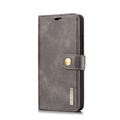 DG.MING Crazy Horse Texture Flip Detachable Magnetic Leather Case for Huawei Mate 20 Lite / Maimang 7, with Holder & Card Slots & Wallet (Grey) - Huawei Cases by DG.MING | Online Shopping UK | buy2fix