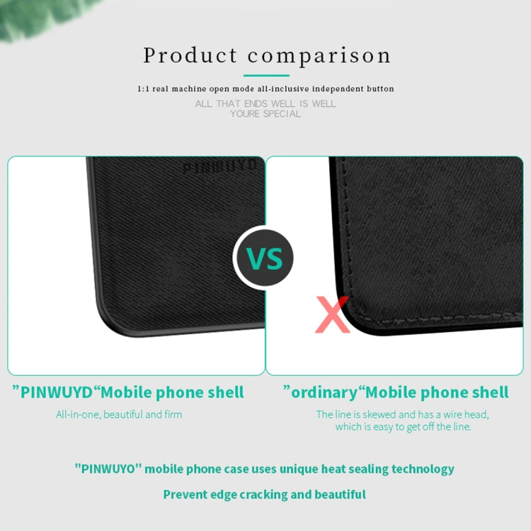 PINWUYO Shockproof Waterproof Full Coverage PC + TPU + Skin Protective Case for Huawei Enjoy 9 / Y7 2019 / Y7 Pro 2019 (Grey) - Huawei Cases by PINWUYO | Online Shopping UK | buy2fix