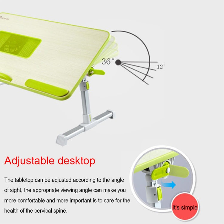 Portable Folding Adjustable Lifting Small Table Desk Holder Stand for Laptop / Notebook, Support 17 inch and Below Laptops, Max Load Weight: 40kg, Desk Surface Size: 60*30cm(Grey) - Laptop Stand by buy2fix | Online Shopping UK | buy2fix