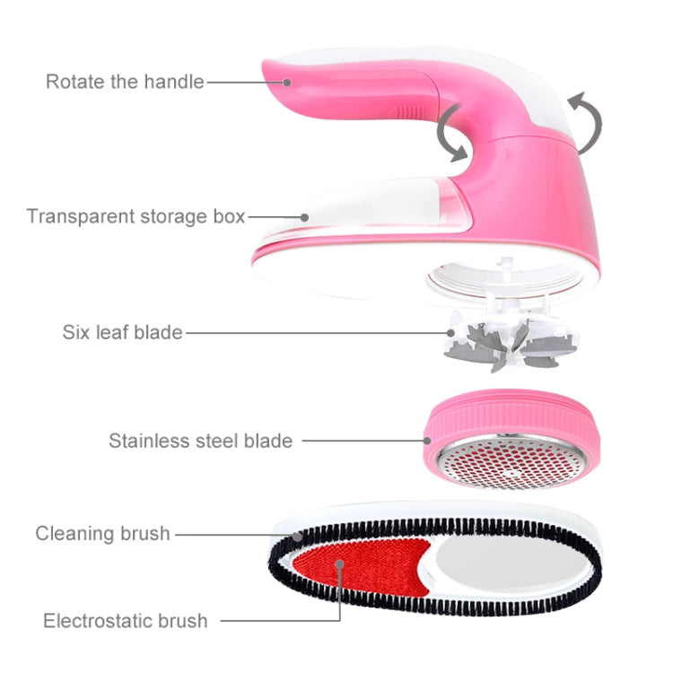 USB Charged And Battery Power Supplied Handle Rotatable Clothes Link Remover Machine - Sponges, Cloths & Brushes by buy2fix | Online Shopping UK | buy2fix