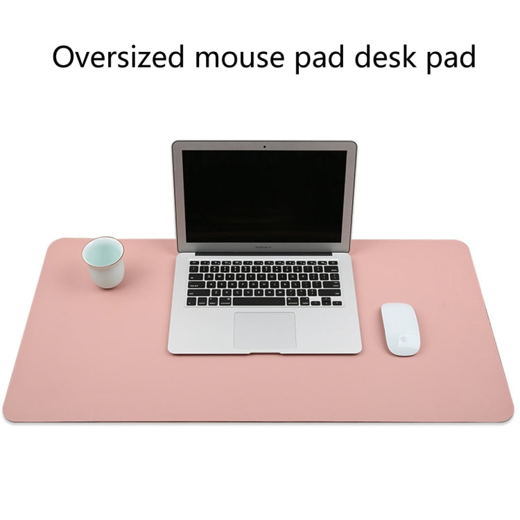Multifunction Business PU Leather Mouse Pad Keyboard Pad Table Mat Computer Desk Mat, Size: 90 x 45cm(Sapphire Blue) - Desk Pads by buy2fix | Online Shopping UK | buy2fix