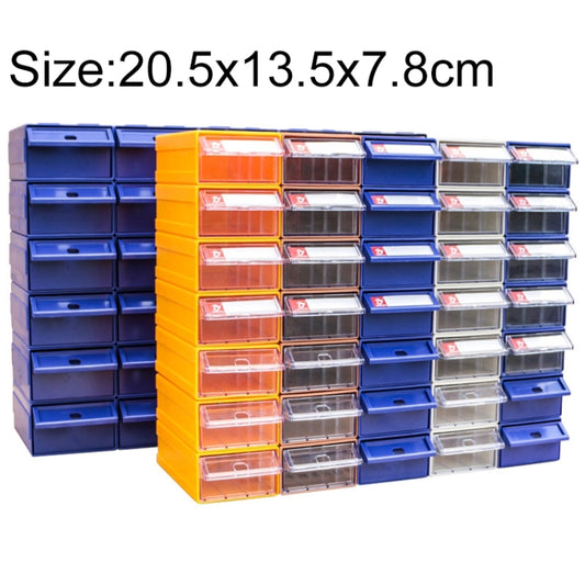 Thickened Combined Plastic Parts Cabinet Drawer Type Component Box Building Block Material Box Hardware Box, Random Color Delivery, Size: 20.5cm x 13.5cm x 7.8cm - Storage Bags & Boxes by buy2fix | Online Shopping UK | buy2fix