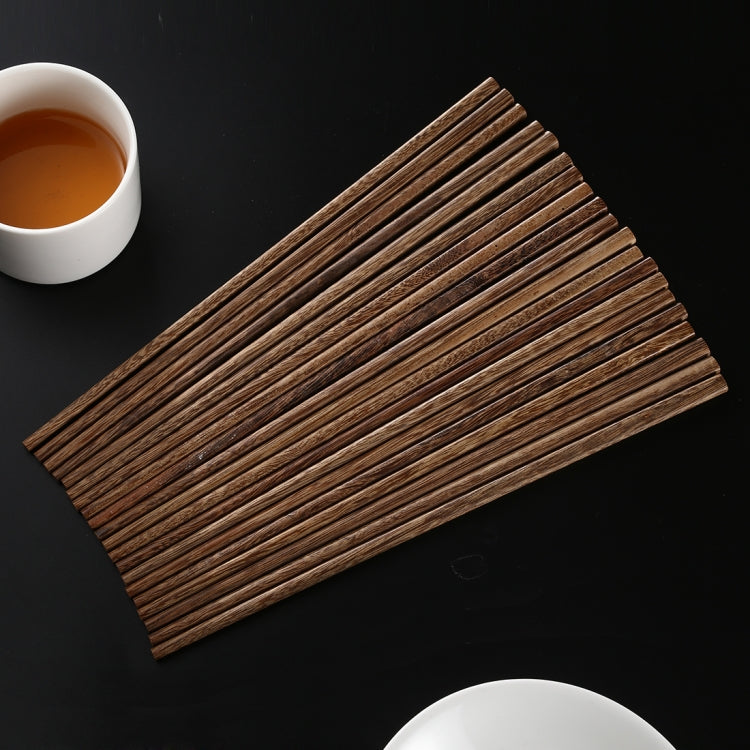 10 Pairs Natural Wenge Non-slip Chopsticks - Cutlery Sets by buy2fix | Online Shopping UK | buy2fix