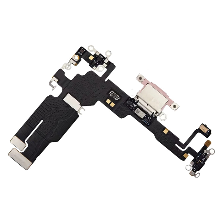 For iPhone 15 Plus Original Charging Port Flex Cable (Pink) - Flex Cable by buy2fix | Online Shopping UK | buy2fix