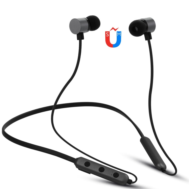 BT-900 Bluetooth 4.2 Hanging Neck Design Bluetooth Headset, Support Music Play & Switching & Volume Control & Answer(Black) - Neck-mounted Earphone by buy2fix | Online Shopping UK | buy2fix