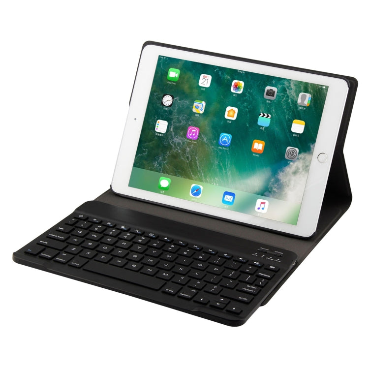 FT-1030 Bluetooth 3.0 ABS Brushed Texture Keyboard + Skin Texture Leather Tablet Case for iPad Air / Air 2 / iPad Pro 9.7 inch, with Three-gear Angle Adjustment / Magnetic / Sleep Function (Blue) - For iPad Pro by buy2fix | Online Shopping UK | buy2fix