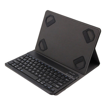 TY-1031 Universal Bluetooth 3.0 ABS Brushed Texture Keyboard + Leather Tablet Case for iOS, Windows, Android Tablet PC Between 9-10.5 inch(Black) - For iPad Pro by buy2fix | Online Shopping UK | buy2fix