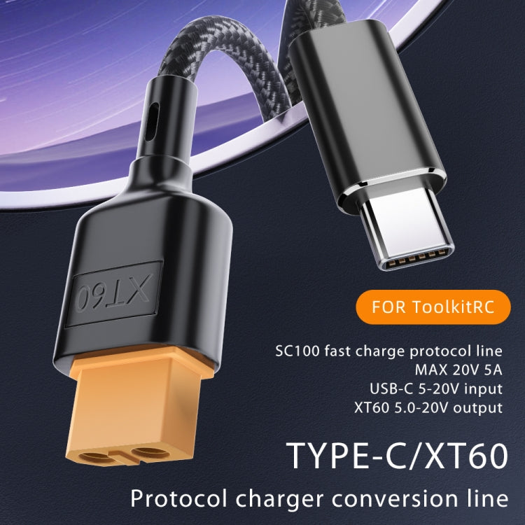 USB-C / Type-C to XT60 Data Cable, Length: 100cm - Charging Cables by buy2fix | Online Shopping UK | buy2fix