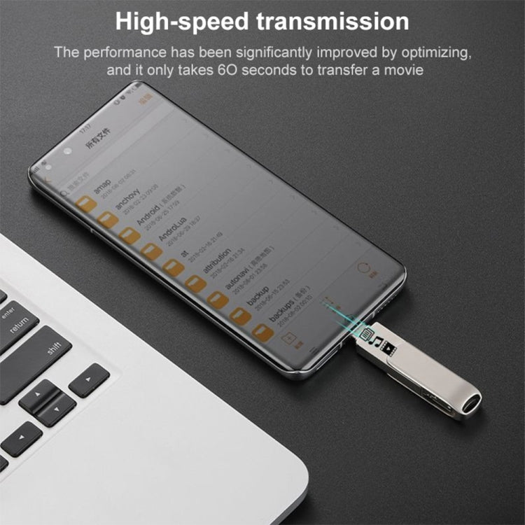 RQW-10X 3 in 1 USB 2.0 & 8 Pin & USB-C / Type-C 16GB Flash Drive, for iPhone & iPad & iPod & Most Android Smartphones & PC Computer - U Disk & Card Reader by buy2fix | Online Shopping UK | buy2fix