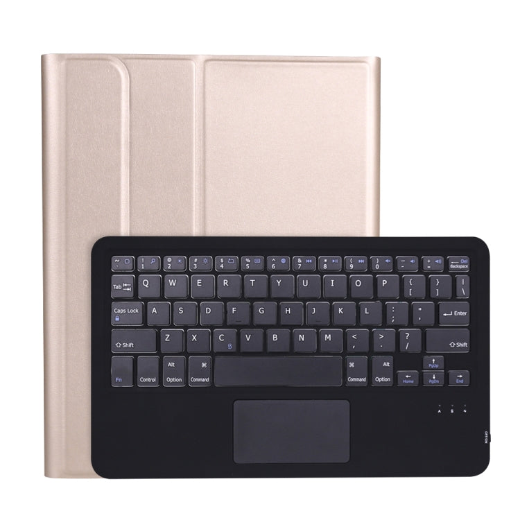 A11B-A Ultra-thin ABS Detachable Bluetooth Keyboard Tablet Case with Touchpad & Pen Slot & Holder for iPad Pro 11 inch 2021 (Gold) - For iPad Pro by buy2fix | Online Shopping UK | buy2fix