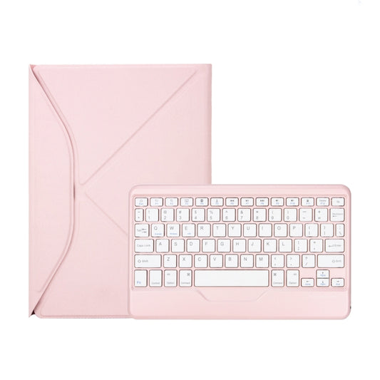 Z098B Pen Slot Bluetooth Keyboard Leather Tablet Case For iPad Air 2022/2020 (Pink) - For iPad Air by buy2fix | Online Shopping UK | buy2fix