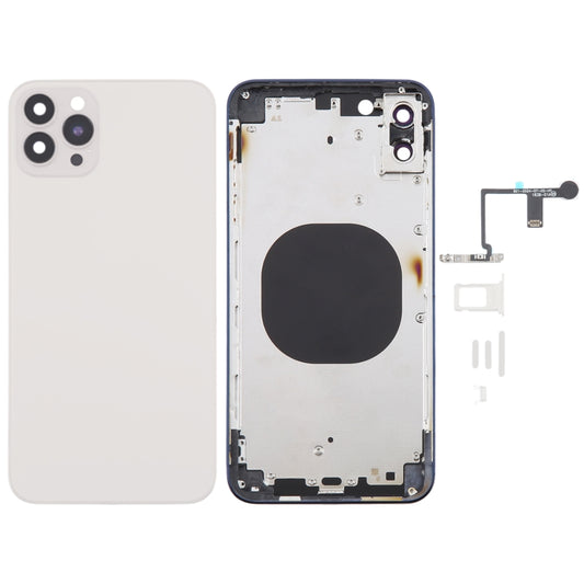 Back Cover with Appearance Imitation of iP14 Pro Max for iPhone XS Max(White) - Back Cover by buy2fix | Online Shopping UK | buy2fix