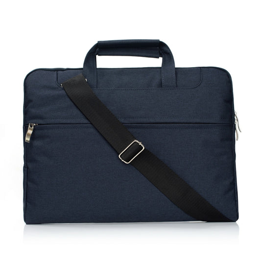 Portable One Shoulder Handheld Zipper Laptop Bag, For 11.6 inch and Below Macbook, Samsung, Lenovo, Sony, DELL Alienware, CHUWI, ASUS, HP (Dark Blue) - 10 - 11 inch by buy2fix | Online Shopping UK | buy2fix