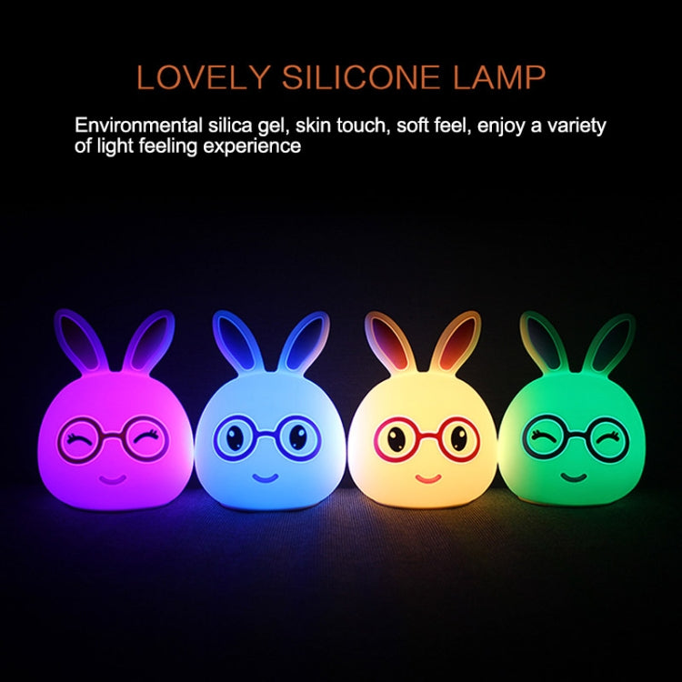 Cartoon Colorful Changing Touch Pat Sensor Night Light , Creative USB Charging LED Decoration Lamp Novelty Gift - Night Lights by buy2fix | Online Shopping UK | buy2fix