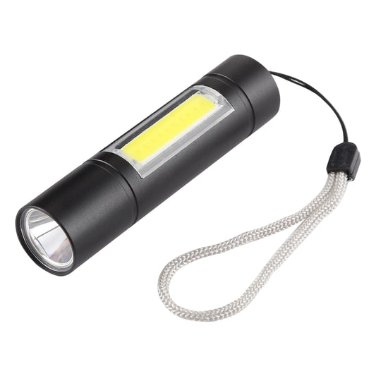 A1 USB Charging Waterproof Fixed Focus XPE + COB Flashlight with 3-Modes & Storage Box - LED Flashlight by buy2fix | Online Shopping UK | buy2fix