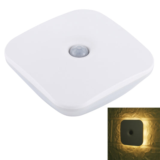 CL053 LED Square Human Body Sensor Light, Style: Linkage (Warm White) - Sensor LED Lights by buy2fix | Online Shopping UK | buy2fix