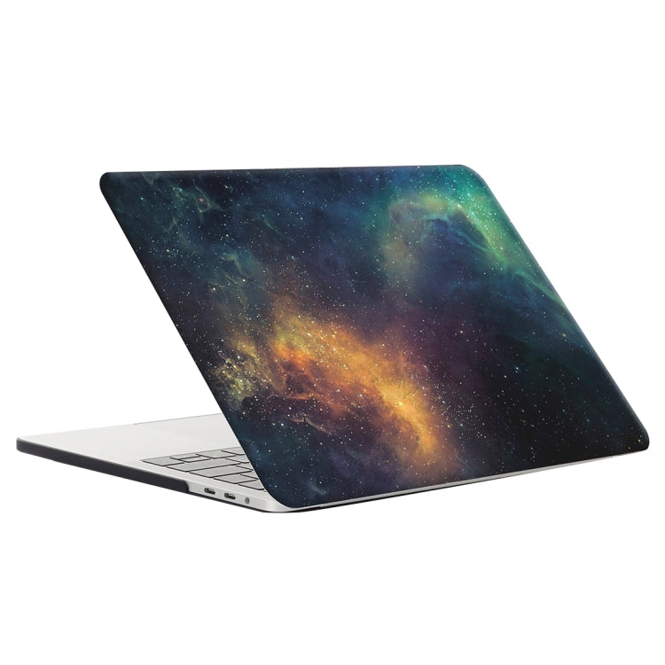 For 2016 New Macbook Pro 13.3 inch A1706 & A1708 Green Starry Sky Pattern Laptop Water Decals PC Protective Case - MacBook Pro Cases by buy2fix | Online Shopping UK | buy2fix