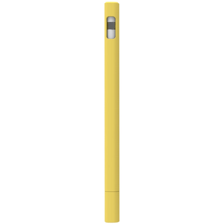 LOVE MEI For Apple Pencil 1 Triangle Shape Stylus Pen Silicone Protective Case Cover (Yellow) - Pencil Accessories by LOVE MEI | Online Shopping UK | buy2fix