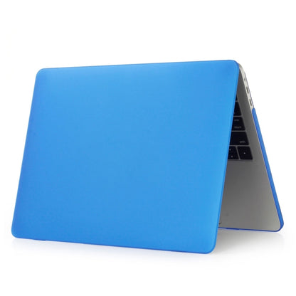 ENKAY Hat-Prince 2 in 1 Frosted Hard Shell Plastic Protective Case + Europe Version Ultra-thin TPU Keyboard Protector Cover for 2016 MacBook Pro 13.3 Inch with Touch Bar (A1706)(Dark Blue) - MacBook Pro Cases by ENKAY | Online Shopping UK | buy2fix