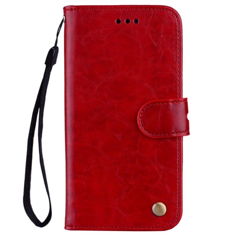 For Xiaomi Redmi 5 Oil Wax Texture Horizontal Flip Leather Case with Holder & Card Slots & Wallet(Red) - Xiaomi Cases by buy2fix | Online Shopping UK | buy2fix