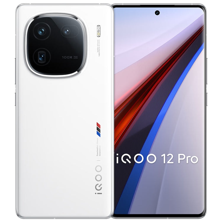 vivo iQOO 12 Pro, Triple Back Cameras, 16GB+1TB, Face ID / Fingerprint Identification, 6.78 inch Android 14 OriginOS 4 Snapdragon 8 Gen 3 Octa Core, OTG, NFC, Network: 5G, Support Google Play (White) - vivo by vivo | Online Shopping UK | buy2fix