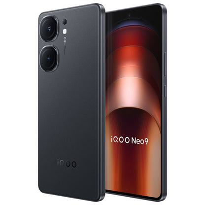 vivo iQOO Neo9, Dual Back Cameras, 12GB+256GB, Face ID / Fingerprint Identification, 6.78 inch Android 14 OriginOS 4 Snapdragon 8 Gen 2 Octa Core, OTG, NFC, Network: 5G, Support Google Play (Black) - vivo by vivo | Online Shopping UK | buy2fix