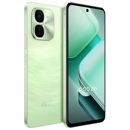 vivo iQOO Z9x, Dual Back Cameras, 8GB+256GB, Face ID Screen Fingerprint Identification, 6.72 inch Android 14.0 OriginOS 4 Snapdragon 6 Gen 1 Octa Core 2.2GHz, OTG, Network: 5G, Support Google Play (Light Green) - vivo by vivo | Online Shopping UK | buy2fix