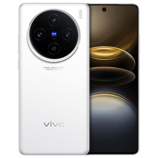 vivo X100s, Triple Back Cameras, 16GB+512GB, Face ID / Fingerprint Identification, 6.78 inch Android 14 OriginOS 4 Dimensity 9300+ Octa Core, OTG, NFC, Network: 5G, Support Google Play (White) - vivo by vivo | Online Shopping UK | buy2fix