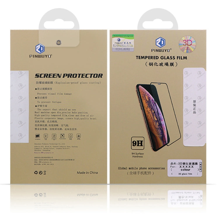 PINWUYO 9H 3D Curved Tempered Glass Film for Galaxy S10 E (Black) - Galaxy Tempered Glass by PINWUYO | Online Shopping UK | buy2fix