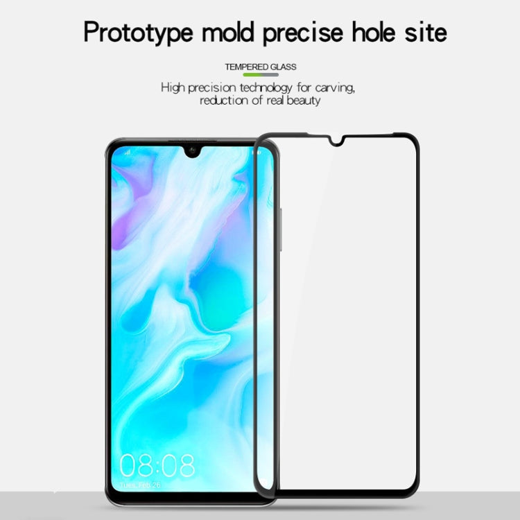 MOFI 9H 3D Explosion-proof Curved Screen Tempered Glass Film for Huawei P30 Lite (Black) - Huawei Tempered Glass by MOFI | Online Shopping UK | buy2fix