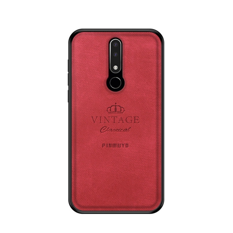 PINWUYO Shockproof Waterproof Full Coverage PC + TPU + Skin Protective Case for Nokia X3 / 3.1 Plus (Red) - Nokia Cases by PINWUYO | Online Shopping UK | buy2fix