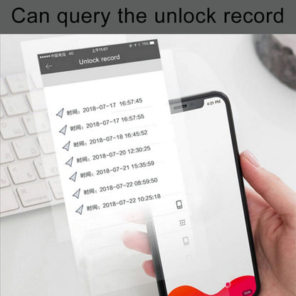 Intelligent Bluetooth Key Password Padlock Remote Unlocking for iOS / Android - Padlocks by buy2fix | Online Shopping UK | buy2fix