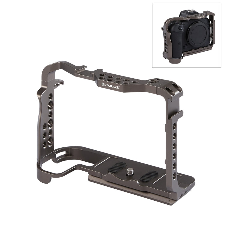 PULUZ Video Camera Cage Stabilizer for Canon EOS R5 / R5C / EOS R6 / R6 II, without Handle(Bronze) - Camera Cage by PULUZ | Online Shopping UK | buy2fix