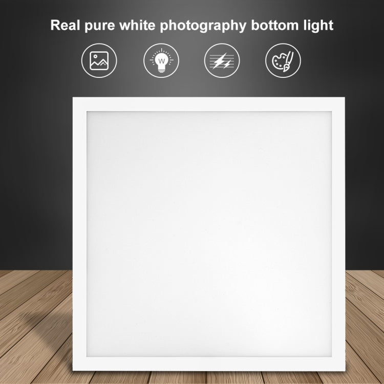 PULUZ 1000LM LED Acrylic No Polar Dimming Shadowless Light Pad with Switch for 40cm Photo Studio Box(UK Plug) -  by PULUZ | Online Shopping UK | buy2fix