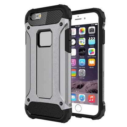 For iPhone 6 Plus & 6s Plus Tough Armor TPU + PC Combination Case(Grey) - More iPhone Cases by buy2fix | Online Shopping UK | buy2fix