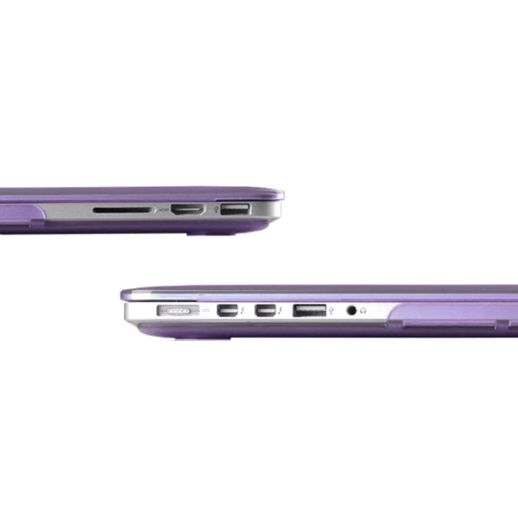 Crystal Hard Protective Case for Macbook Pro Retina 13.3 inch(Purple) - MacBook Pro Cases by buy2fix | Online Shopping UK | buy2fix