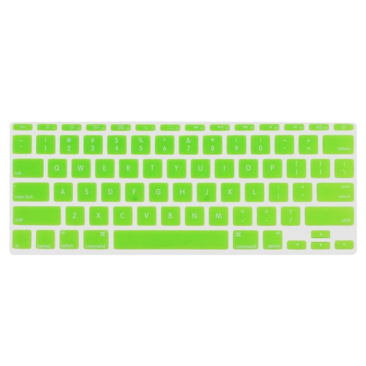 ENKAY for MacBook Air 11.6 inch (US Version) / A1370 / A1465 4 in 1 Frosted Hard Shell Plastic Protective Case with Screen Protector & Keyboard Guard & Anti-dust Plugs(Green) - MacBook Air Cases by ENKAY | Online Shopping UK | buy2fix