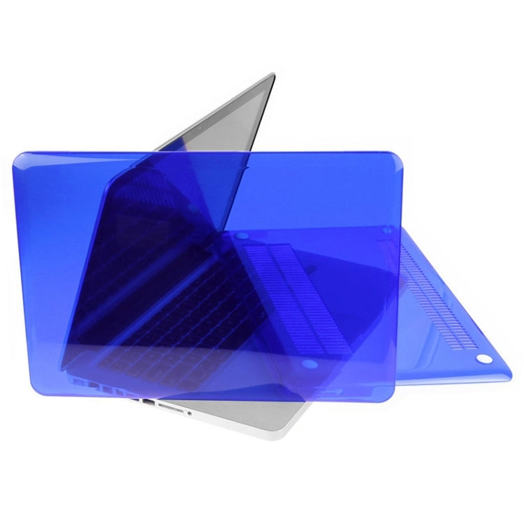 ENKAY for Macbook Pro 13.3 inch (US Version) / A1278 Hat-Prince 3 in 1 Crystal Hard Shell Plastic Protective Case with Keyboard Guard & Port Dust Plug(Dark Blue) - MacBook Pro Cases by ENKAY | Online Shopping UK | buy2fix