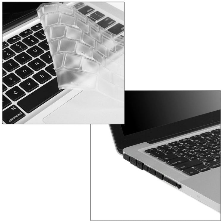 ENKAY for Macbook Pro 15.4 inch (US Version) / A1286 Hat-Prince 3 in 1 Crystal Hard Shell Plastic Protective Case with Keyboard Guard & Port Dust Plug(Pink) - MacBook Pro Cases by ENKAY | Online Shopping UK | buy2fix