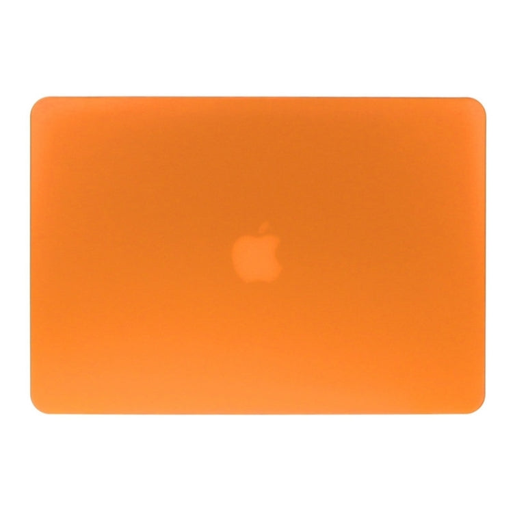 ENKAY for Macbook Pro Retina 15.4 inch (US Version) / A1398 Hat-Prince 3 in 1 Frosted Hard Shell Plastic Protective Case with Keyboard Guard & Port Dust Plug(Orange) - MacBook Pro Cases by ENKAY | Online Shopping UK | buy2fix