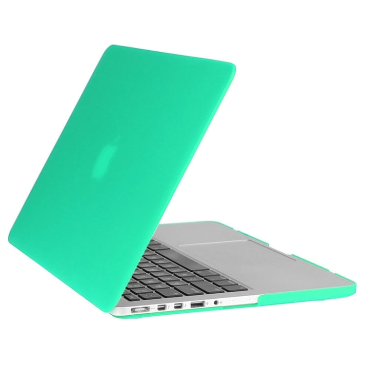 ENKAY for Macbook Pro Retina 15.4 inch (US Version) / A1398 Hat-Prince 3 in 1 Frosted Hard Shell Plastic Protective Case with Keyboard Guard & Port Dust Plug(Green) - MacBook Pro Cases by ENKAY | Online Shopping UK | buy2fix