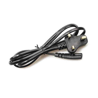 2 Prong Style Small UK Notebook Power Cord, Length: 1.2M(Black) - Power Cord by buy2fix | Online Shopping UK | buy2fix