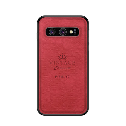 PINWUYO Shockproof Waterproof Full Coverage PC + TPU + Skin Protective Case for Galaxy S10(Red) - Galaxy Phone Cases by PINWUYO | Online Shopping UK | buy2fix