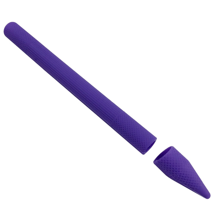 Stylus Pen Silica Gel Protective Case for Microsoft Surface Pro 5 / 6 (Purple) - Pencil Accessories by buy2fix | Online Shopping UK | buy2fix