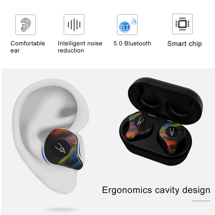 SABBAT X12PRO Mini Bluetooth 5.0 In-Ear Stereo Earphone with Charging Box, For iPad, iPhone, Galaxy, Huawei, Xiaomi, LG, HTC and Other Smart Phones(Flame) - Bluetooth Earphone by Sabbat | Online Shopping UK | buy2fix