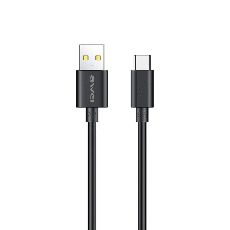 awei CL-110T 1m USB to USB-C / Type-C Fast Charging Data Cable - USB-C & Type-C Cable by awei | Online Shopping UK | buy2fix